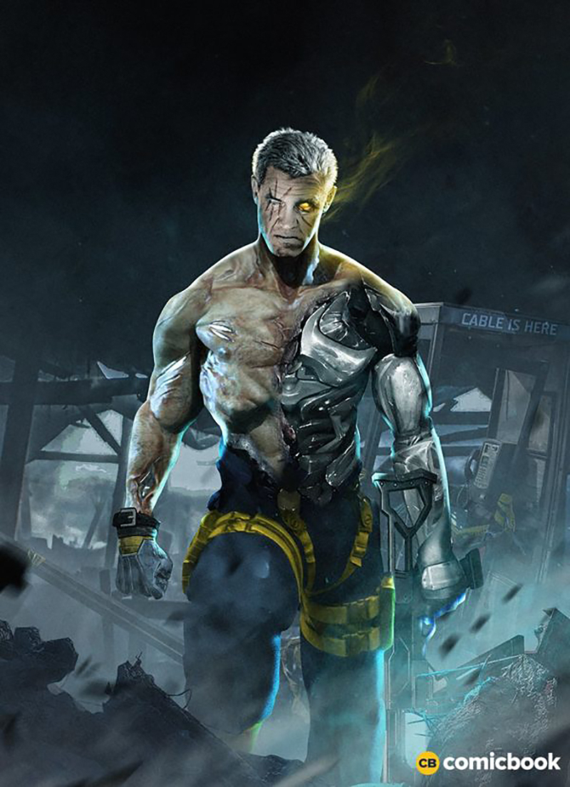 Illustration for article titled Josh Brolin publica la primera foto de preproducción para su papel de Cable en Deadpool 2